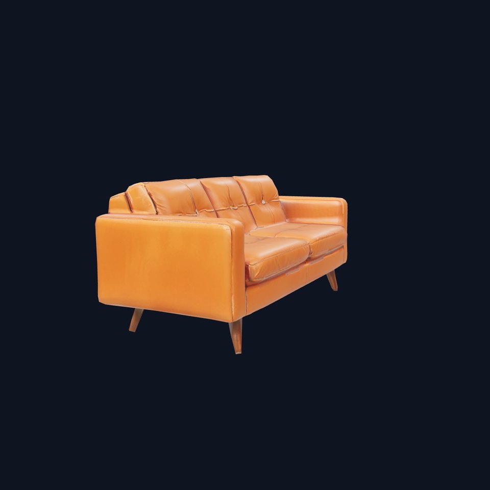 Modern Leather Sofa model pack